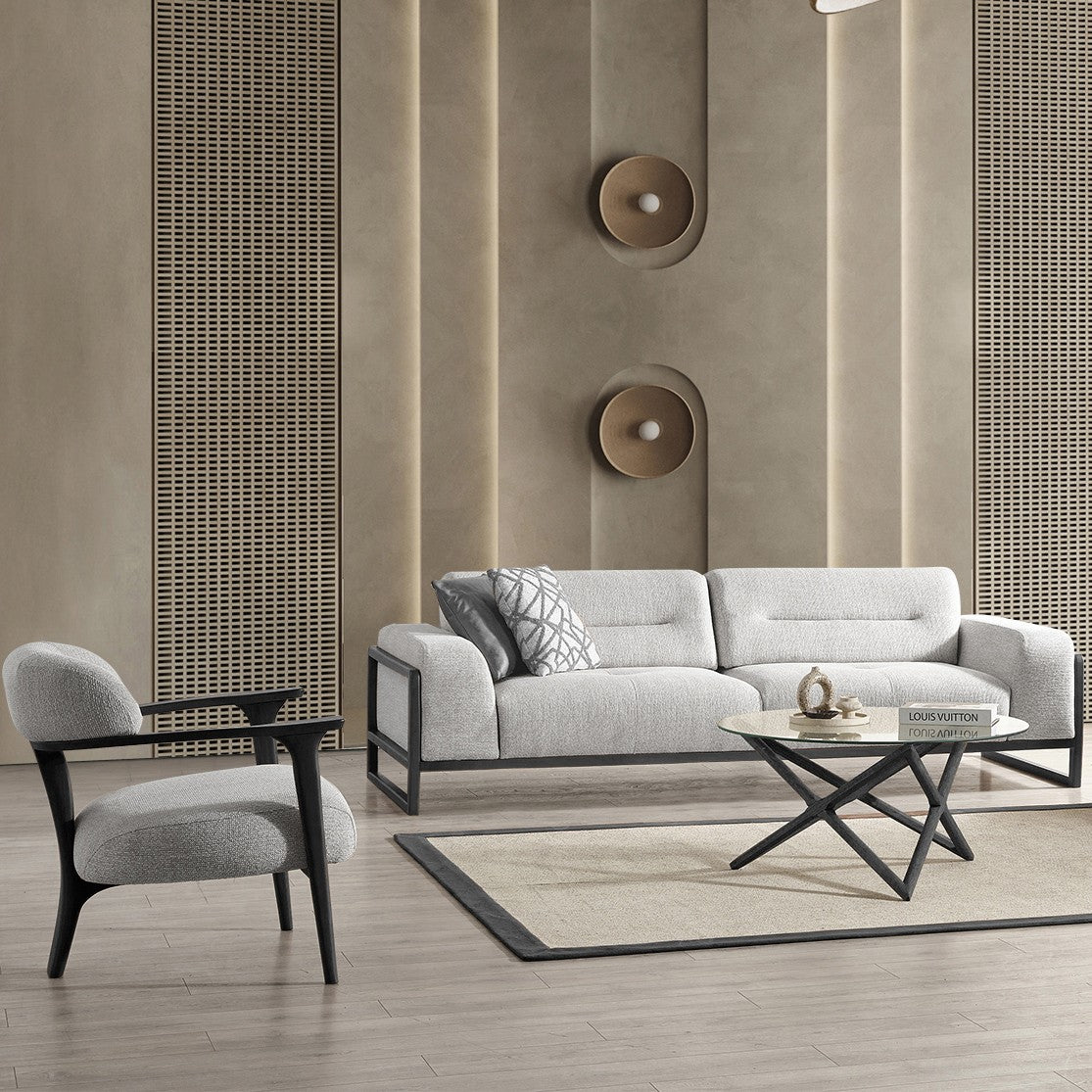 LoftLine Basic- Sofa Set